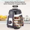 Wonderchef Regalia Mixer Grinder 750W, 230V~50Hz, 3 Stainless Steel Jars, Black, 5 Years Warr... - Image 5