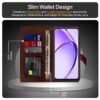 WOW IMAGINE Shock Proof Flip Cover Back Case Cover for Oppo A3x 5G | A3x 4G | A3 5G (Flexible | Leather Finish | Card Pockets Wallet & Stand | Chestnut Brown) - Image 4