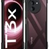 WOW IMAGINE Thermoplastic Polyurethane Shock Proof Clear Protective Back Case For Vivo T3X 5G-Airedge Technology|360 Degree Camera Protection|Transparent Hybrid Back Case Mobile Cover-Black - Image 3