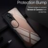 WOW IMAGINE Shock Proof Clear Protective Back Case for iQOO Z9s 5G | Vivo V40e 5G - AirEDGE Technology | 360 Degree Camera Protection | Transparent Hybrid Back Case Mobile Cover - Black - Image 7