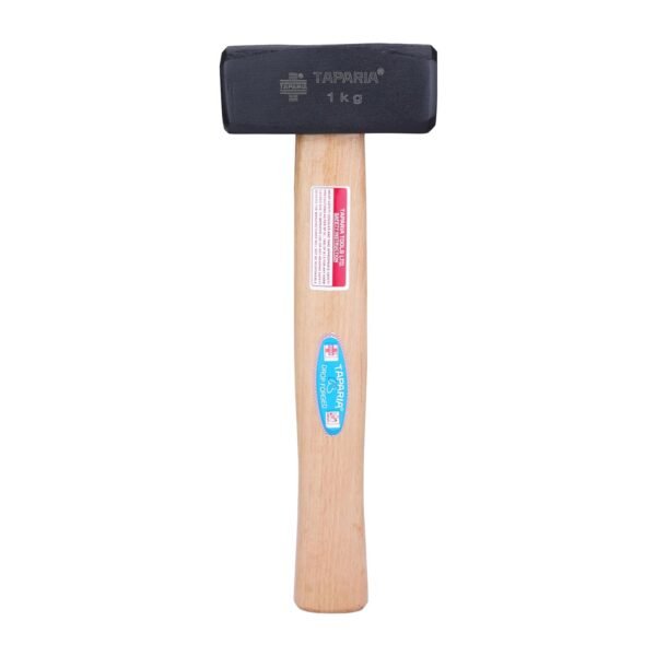 Taparia GH 1000 Steel Club Hammer with Handle (Beige and Black) (1000g)