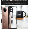 WOW IMAGINE Shock Proof Clear Protective Back Case for iQOO Z9s 5G | Vivo V40e 5G - AirEDGE Technology | 360 Degree Camera Protection | Transparent Hybrid Back Case Mobile Cover - Black - Image 5