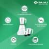 Bajaj Rex Mixer Grinder 500W|Mixie For Kitchen With Nutri-Pro Features|3 SS Mixer Jars For He... - Image 3