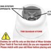 THE Quasar STORE Mixer Grinder Chutney Jar Compatible For Bajaj, Jyothi, Prestige, Preethi, S... - Image 6