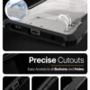 Wow Imagine Polycarbonate Shock Proof Clear Protective Back Case For Nothing Phone 2A 5G-Airedge Technology | 360 Degree Camera Protection | Transparent Hybrid Back Case Mobile Cover - Black - Image 8