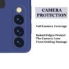 A rtistque Liquid Silicone Back Cover Case for Samsung Galaxy M30 Shockproof TPU Soft Flexible with Camera Protection - Blue - Image 3