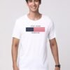 ADRO Mens Flag Printed Cotton T-Shirt - Image 4
