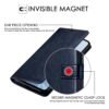 WOW IMAGINE Shock Proof Flip Cover Back Case Cover for Xiaomi Mi Redmi 13C 5G | Redmi 13C 4G | Poco M6 5G | Poco C65 (Flexible | Leather Finish | Card Pockets Wallet & Stand | Blue) - Image 6