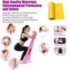 Wearslim Resistance Bands Exercise Elastic Bands Latex Bands for Pilates Yoga Phycial Therapy Rehab Home Gym Workout Fitness, Workout Loops for Booty, Glute, Leg & Thigh Exercising (1.5 Meter Yellow) - Image 6