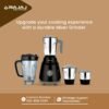 Bajaj Rex Ninja Series 4 Jar 500W Mixer Grinder | DuraCut Blades | 2-In-1 Function Blade In D... - Image 6