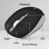 ZEBRONICS Zeb-Jaguar Wireless Mouse, 2.4GHz with USB Nano Receiver, High Precision Optical Tr... - Image 4
