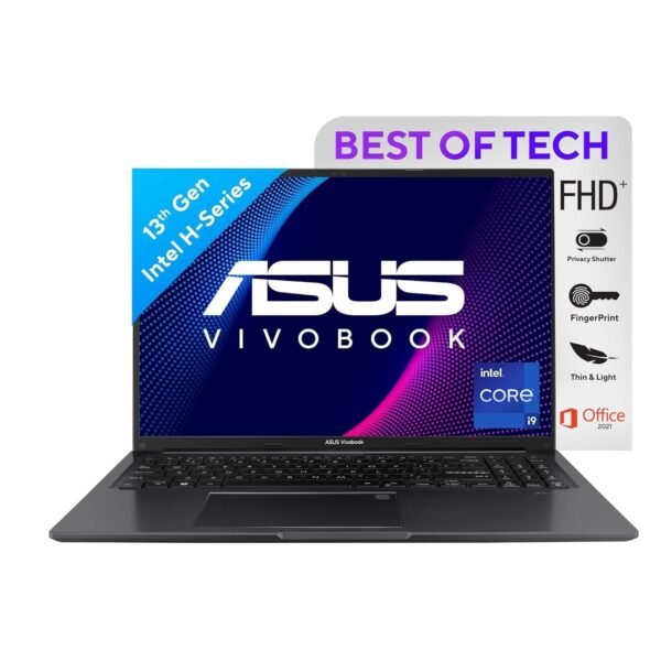 ASUS Vivobook 16 (2023)Thin & Light Laptop,Intel Core i9-13900H 13th Gen, 16" (40.64 cm) FHD+...