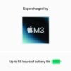 Apple 2024 MacBook Air 13″ Laptop with M3 chip: 34.46 cm (13.6″) Liquid Retina Display, 16GB ... - Image 3