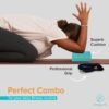 WiseLife Teal Yoga Block Set + Blue Yoga Belt | Yoga Brick (Set of 2, Extra Large Size) | Yoga Stretch Belt/Strap (Navy Blue, 8 feet long) | Yoga starters kit, Yoga accessories, Yoga props - Image 4