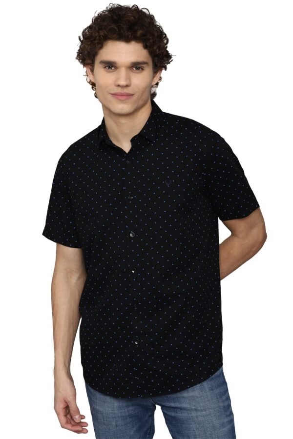 Allen Solly Men's Solid Regular Fit Shirt