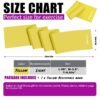 Wearslim Resistance Bands Exercise Elastic Bands Latex Bands for Pilates Yoga Phycial Therapy Rehab Home Gym Workout Fitness, Workout Loops for Booty, Glute, Leg & Thigh Exercising (1.5 Meter Yellow) - Image 4