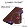 WOW IMAGINE Shock Proof Flip Cover Back Case Cover for Nokia G42 5G (Flexible | Leather Finish | Card Pockets Wallet & Stand | Chestnut Brown) - Image 6