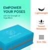 WiseLife Teal Yoga Block | Yoga Brick (Set of 2, Extra Large Size), High Density Premium EVA Foam Material, Odour Resistant, Soft Surface for balance, support & performance - Image 3