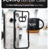 Wow Imagine Polycarbonate Shock Proof Clear Protective Back Case For Nothing Phone 2A 5G-Airedge Technology | 360 Degree Camera Protection | Transparent Hybrid Back Case Mobile Cover - Black - Image 6