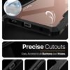 WOW IMAGINE Shock Proof Clear Protective Back Case for iQOO Z9s 5G | Vivo V40e 5G - AirEDGE Technology | 360 Degree Camera Protection | Transparent Hybrid Back Case Mobile Cover - Black - Image 8