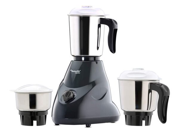 Butterfly Hero 500 Watts Mixer Grinder with 3 Jars | Stainless Steel Multipurpose Jars | ABS ...