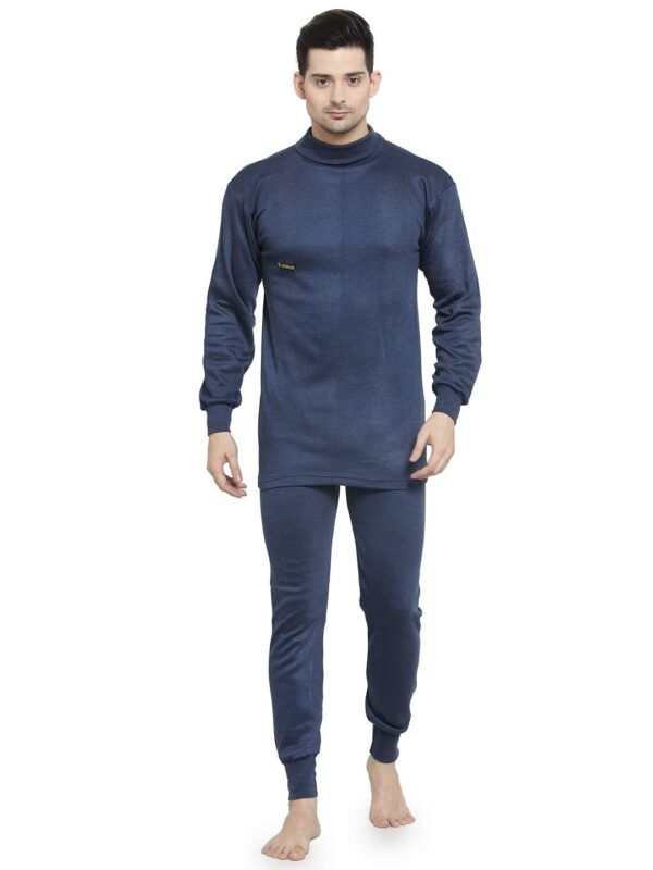 UZARUS Men's Solid Thermal Set