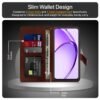 WOW IMAGINE Shock Proof Flip Cover Back Case Cover for Oppo A3 Pro 5G (Flexible | Leather Finish | Card Pockets Wallet & Stand | Chestnut Brown) - Image 4