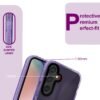 A rtistque Ultra Stylish Back Cover Case for Samsung Galaxy A16 5G | Premium Shockproof TPU | Transparent | Protective Design | Samsung A16 5G Back Cover - Purple - Image 5
