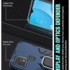 WOW IMAGINE Shock Proof Back Case Mobile Cover for Oppo A15 | Oppo A15s | Back Cover Case (Tough Armor | Hybrid PC + TPU | Ring Holder & in-Built Kickstand | Blue) - Image 5