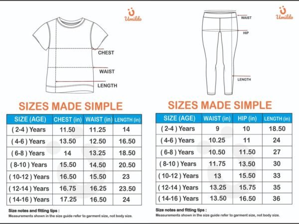 Umildo Girls Active Sports Wear Printed Skinny...