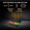 ASUS TUF Gaming A15, AMD Ryzen 7 7435HS, 15.6" FHD 16:9 144Hz 250 nits, Gaming Laptop (16GB R... - Image 2