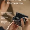 DJI MIC 2 (2 TX + 1 RX + Charging Case), All-in-one Wireless Microphone, Intelligent Noise Cancelling, 32-bit Float Internal Recording, 250m (820 ft.) Range, Microphone for iPhone, Android, Camera - Image 3