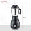 (Refurbished) Lifelong Stainless Steel Llmg23 Power Pro 500 Watts Mixer Grinder With 3 Jars (... - Image 5