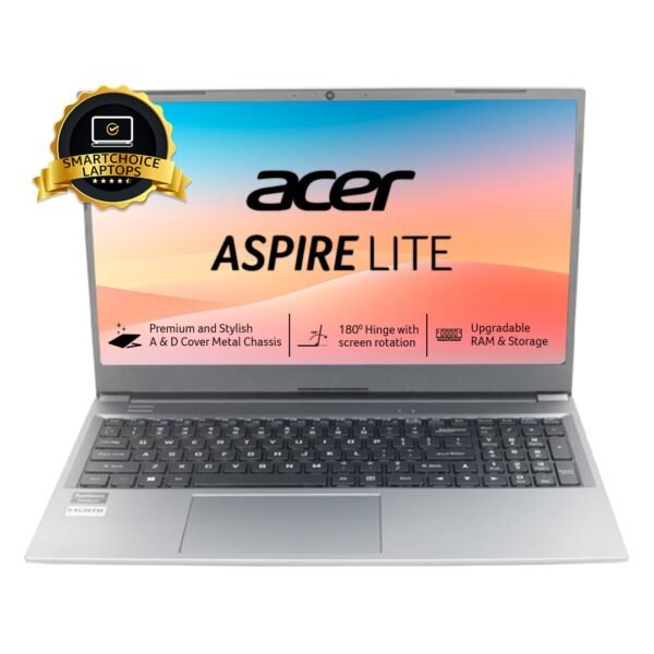 Acer [Smartchoice Aspire Lite AMD Ryzen 3 5300U Premium Thin and Light Laptop (Windows 11 Hom...