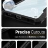 WOW IMAGINE TPU Shock Proof Clear Protective Back Case For Mi Redmi 13 5G|Poco M6 Plus 5G-Airedge Technology|360 Degree Camera Protection|Transparent Hybrid Back Case Mobile Cover-Black - Image 8