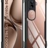 WOW IMAGINE Shock Proof Clear Protective Back Case for iQOO Z9s 5G | Vivo V40e 5G - AirEDGE Technology | 360 Degree Camera Protection | Transparent Hybrid Back Case Mobile Cover - Black - Image 3