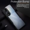 WOW IMAGINE Shock Proof Clear Back Cover Case Mobile Cover for Vivo Y100 5G | Vivo T2 5G (Hard | Hybrid PC + TPU | Full Armour Device & Camera Protection | Black) - Image 6