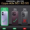 WOW IMAGINE Shock Proof Flip Cover Back Case Cover for Oppo A3x 5G | A3x 4G | A3 5G (Flexible | Leather Finish | Card Pockets Wallet & Stand | Chestnut Brown) - Image 2