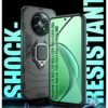 WOW IMAGINE Shock Proof Back Case Mobile Cover for Realme 13 5G | Realme 12 5G | 12X 5G | Narzo 70x 5G | C65 5G | N65 | Back Cover (Tough Armor | Hybrid PC + TPU | Ring Holder Kickstand | Black) - Image 4