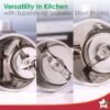 Wonderchef Robo Mixer Grinder | 3 Jars for Blending, Dry Grinding, Chutney Grinding | Low Fri... - Image 3