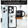 WOW IMAGINE TPU Shock Proof Clear Protective Back Case For Mi Redmi 13 5G|Poco M6 Plus 5G-Airedge Technology|360 Degree Camera Protection|Transparent Hybrid Back Case Mobile Cover-Black - Image 5