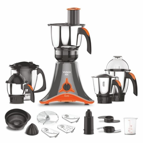 Vidiem EVO ADC Mixer Grinder 612 A | Mixer grinder 750 watt with 5 Jar in-1 Juicer Mixer Grin...