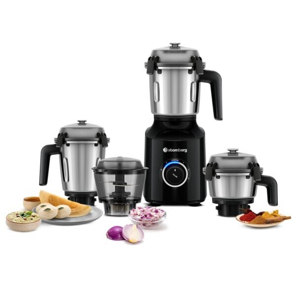Atomberg Zenova Mixer Grinder with Unique Coarse Mode | Advanced Safety Features | 4 Jars inc...