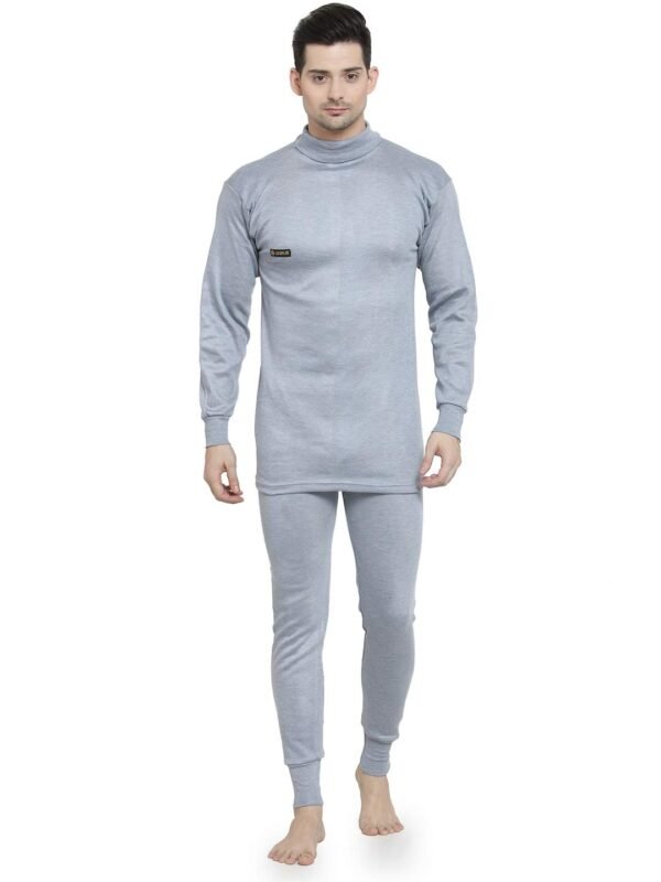 UZARUS Men's Solid Thermal Set