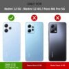 WOW IMAGINE Shock Proof Back Case Mobile Cover for Mi Redmi 12 5G | Redmi 12 4G | Poco M6 Pro 5G (Tough Armor | Hybrid PC + TPU | Full Protection with Ring Holder & in-Built Kickstand | Black) - Image 2