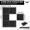 Xtrim Puzzle Exercise Mat (10mm) EVA Foam, Interlocking Tiles, Kids Play Mat, Protective Flooring for Home Gym Equipment, Interlocking Foam Mat for Gym - Image 3