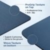 WiseLife Classic Yoga Mat + Sleek Yoga Strap for Men and Women | Extra Thick Extra Long Extra Wide Exercise floor mat for Gym, Workout, Home Fitness, Yoga and Pilates (10MM-Navy Blue) - Image 3