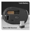 ZEBRONICS Zeb-Jaguar Wireless Mouse, 2.4GHz with USB Nano Receiver, High Precision Optical Tr... - Image 7