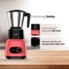 V-Guard Precia Mixer Grinder 500 Watt / 2 Year Motor Coverage by V-Guard / 3 Jar Mixie for Ki... - Image 7