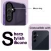 A rtistque Ultra Stylish Back Cover Case for Samsung Galaxy A16 5G | Premium Shockproof TPU | Transparent | Protective Design | Samsung A16 5G Back Cover - Purple - Image 3